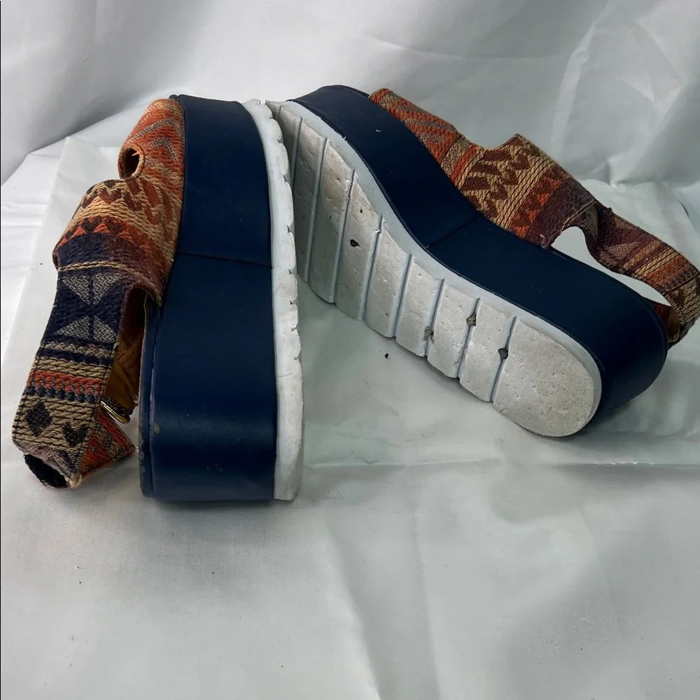 Call It Spring Multicolor Platform Sandals - Picture 6 of 10